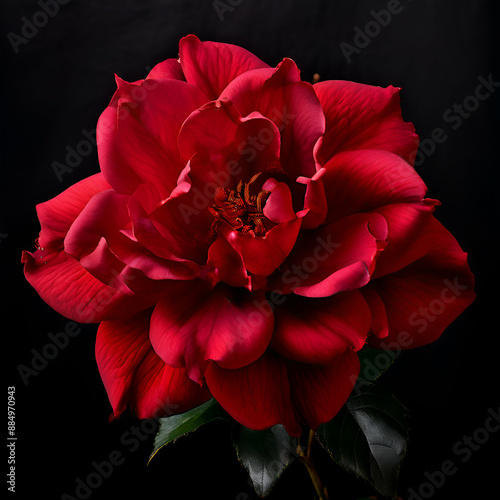 Obraz na płótnie red hibiscus flower w salonie