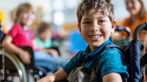 Empowering special needs students through individualized education programs, fostering inclusive learning environments where every child thrives with personalized attention and support. photo