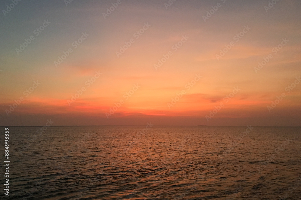 Obraz premium sunset at the beach