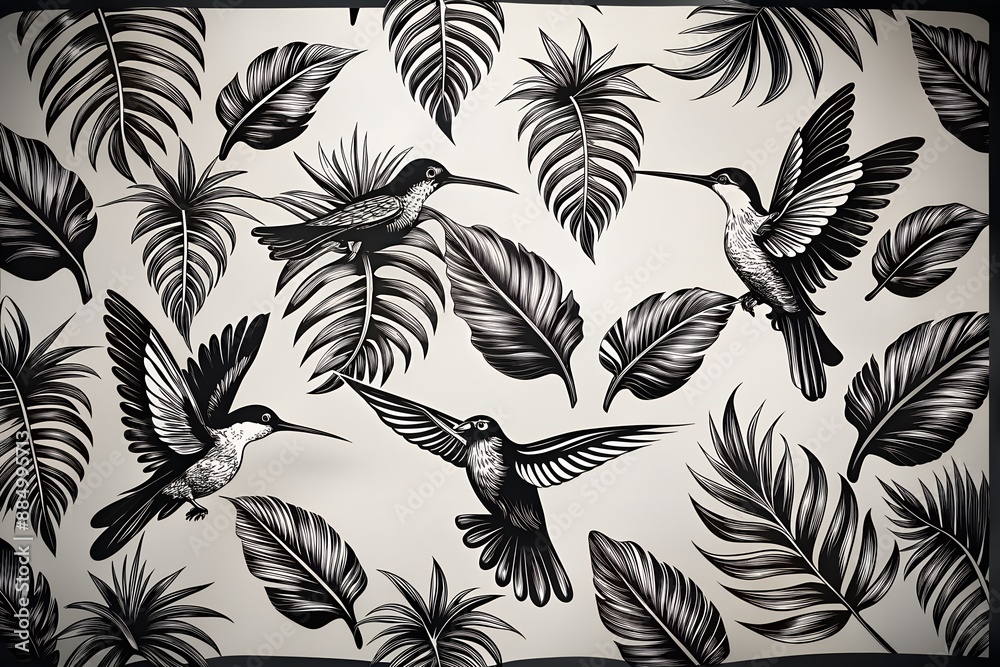 seamless pattern with leaves seamless pattern with leaves