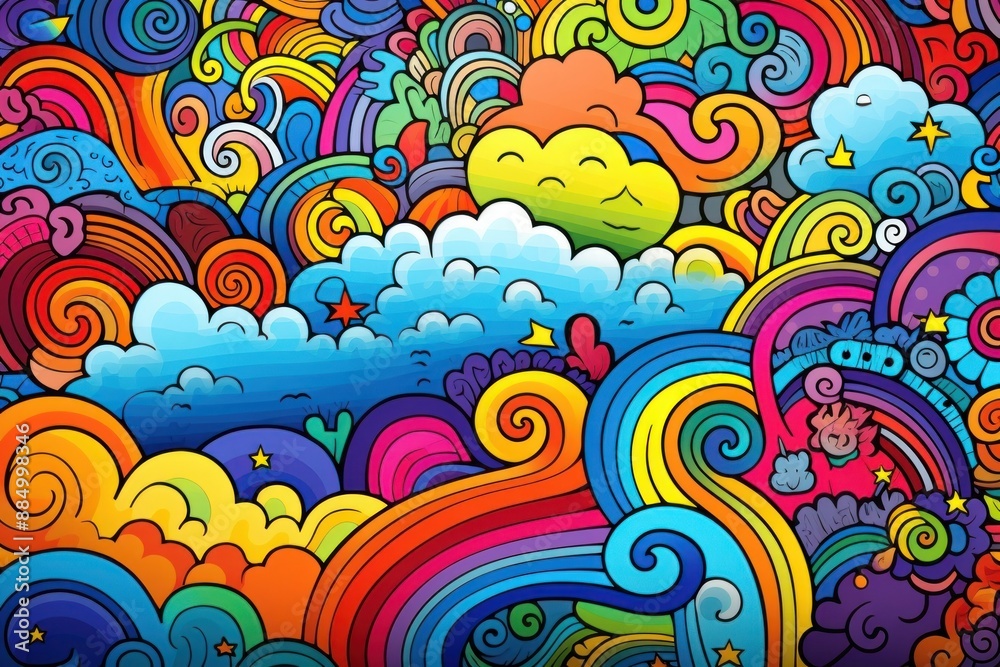 Rainbow art backgrounds pattern. Rainbow art backgrounds pattern.