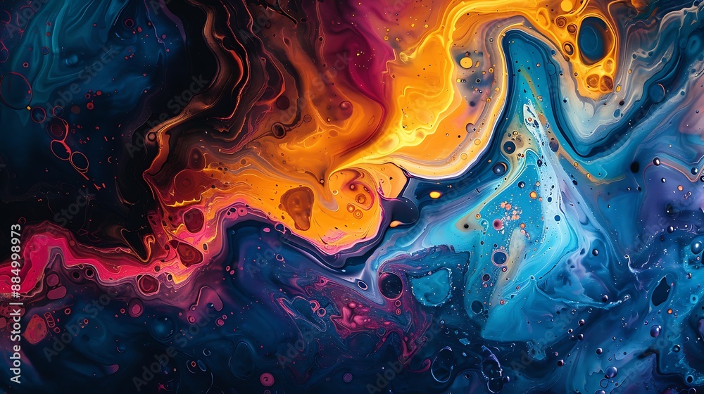 Abstract art banner Abstract art banner