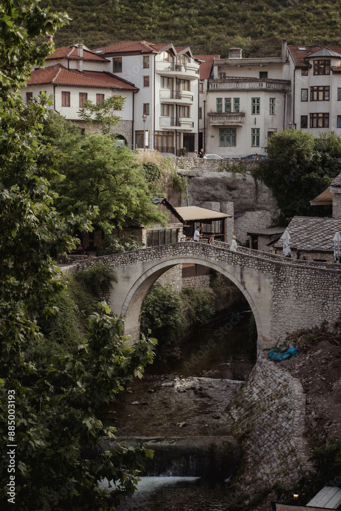 Fototapeta premium Crooked Bridge Mostar