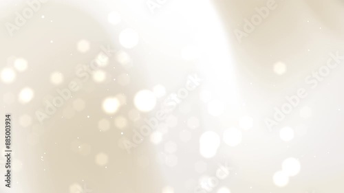 particle wedding animation background, gold particle  animation for wedding project with white gradient background