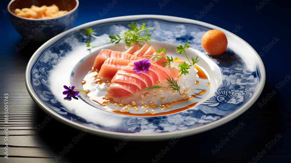 Japanese Hanazushi food photography poster background Japanese Hanazushi food photography poster background