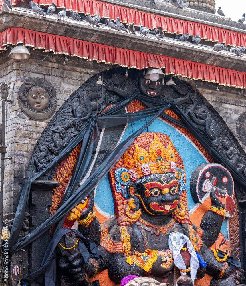 custom made wallpaper toronto digitalKala (Black) Bhairab (Shiva) in Durbar Square, Kathmandu