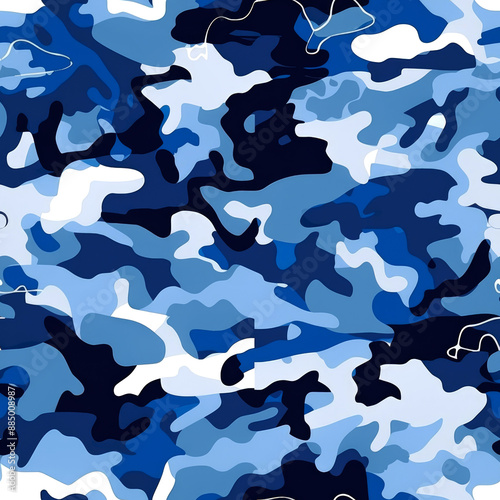 vector art pattern of camo photo