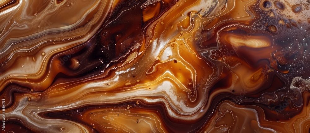 Panoramic close-up, high detail scan of polished wax texture, Generative AI Panoramic close-up, high detail scan of polished wax texture, Generative AI