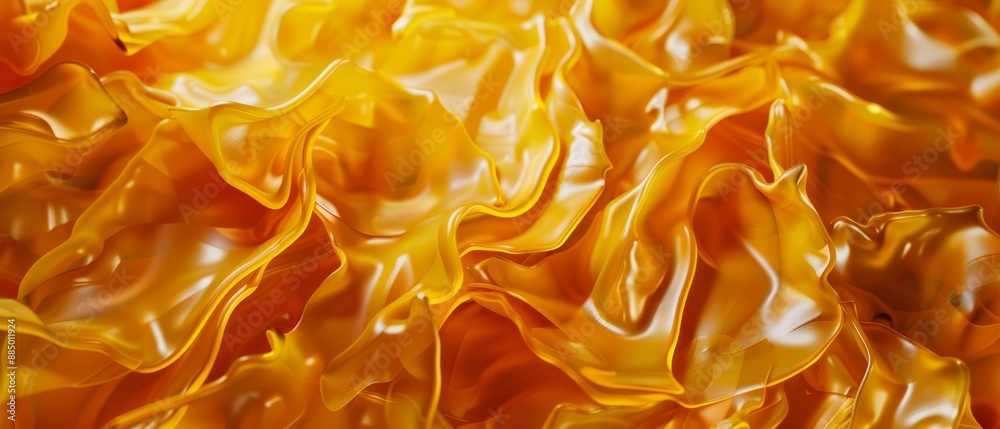 Panoramic close-up, high detail scan of poured wax texture, Generative AI Panoramic close-up, high detail scan of poured wax texture, Generative AI