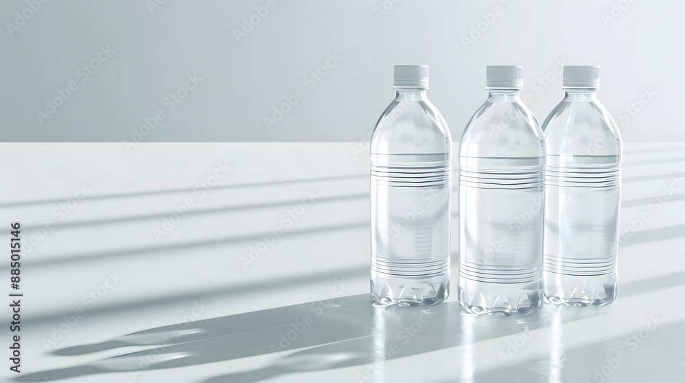 bottle with water bottle with water