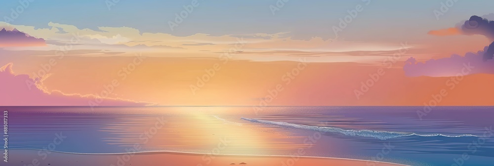 sunset over the sea sunset over the sea