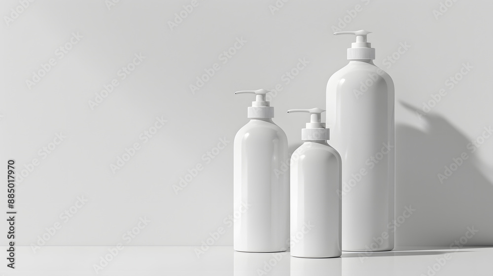 white plastic bottle white plastic bottle