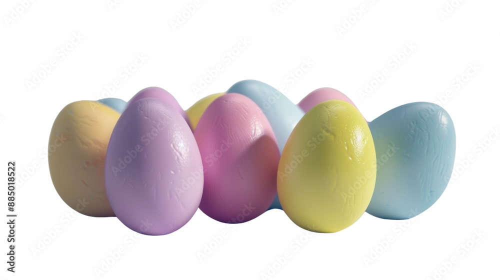 Set of fake easter eggs Set of fake easter eggs