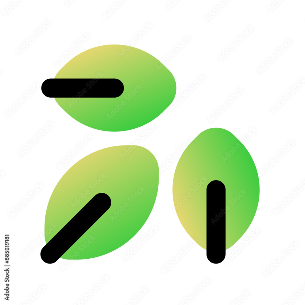 Editable plant seeds, leaves vector icon. Gardening, landscaping, horticulture. Part of a big icon set family. Perfect for web and app interfaces, presentations, infographics, etc Editable plant seeds, leaves vector icon. Gardening, landscaping, horticulture. Part of a big icon set family. Perfect for web and app interfaces, presentations, infographics, etc