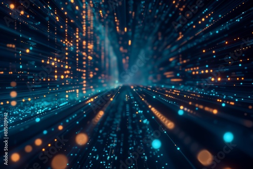 3d abstract background technology data traffic