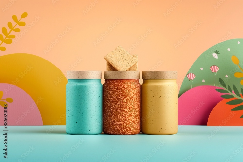 Playful Palate: Creative Food Packaging Concept in Modern Style Playful Palate: Creative Food Packaging Concept in Modern Style