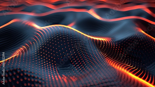 3D abstract wallpaper in dark mode, 8K resolution, HD wallpaper, 8k background