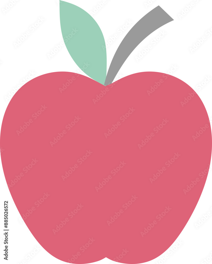 Fototapeta premium Apple Vector Graphic Fruit