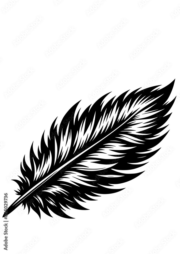 Obraz premium Feathers SVG, Bird SVG, Flying SVG, Wings SVG, Eagle Feather SVG, Peacock Feather SVG, Feathers Silhouette, Feathers Vector, Clipart, Cut file for Cricut SVG, JPG, PNG