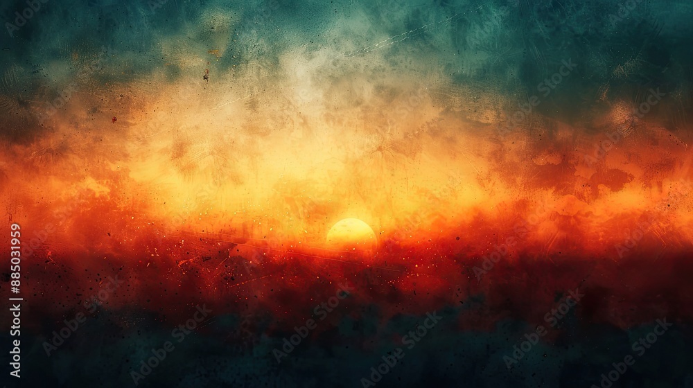 Fototapeta premium Velvet Texture with Sunrise/Sunset Background, velvet texture with a stunning sunrise or sunset backdrop.