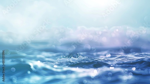 Wave Texture with Blurred Background, wave-like texture with a soft, blurred background. 