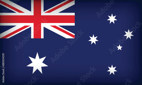 AUSTRALIA Flag with Original color