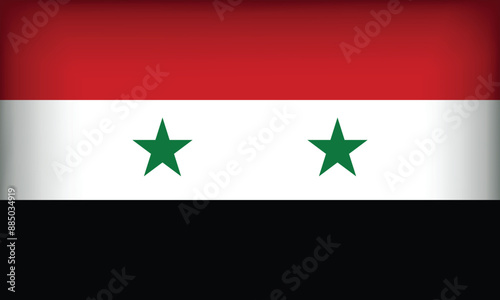 SYRIA Flag with Original color