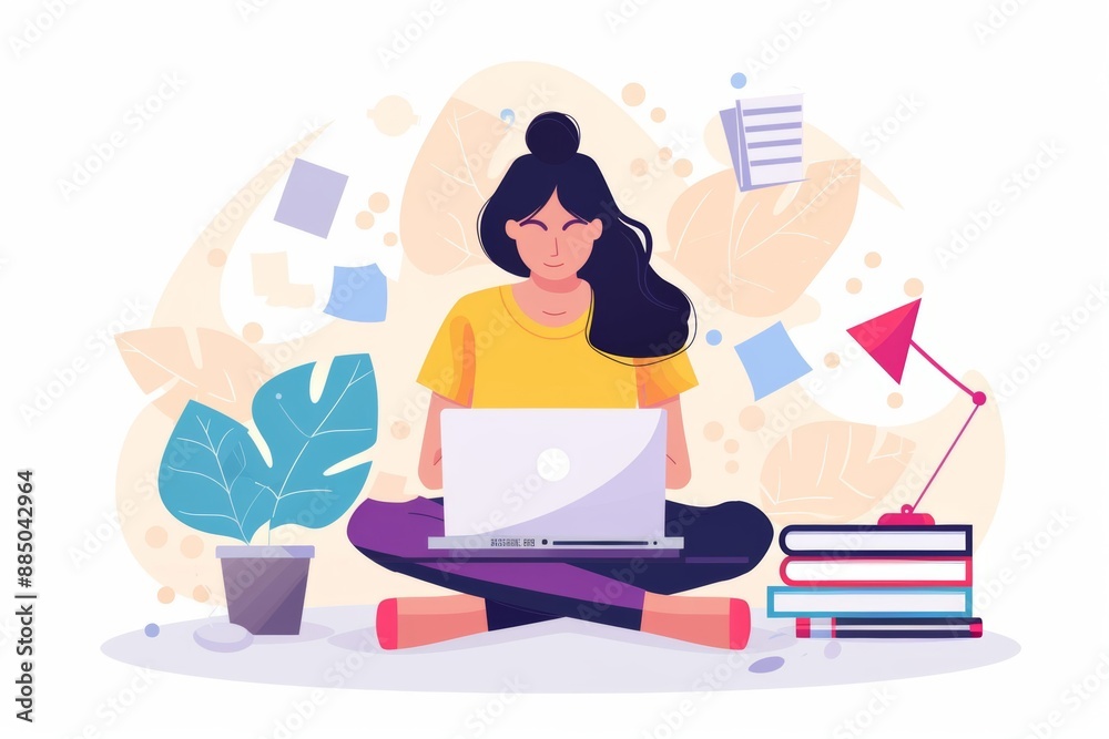 A female digital marketer immersed in writing a blog post, showcasing expertise in content creation, while highlighting women in marketing and the evolving landscape of digital media. A female digital marketer immersed in writing a blog post, showcasing expertise in content creation, while highlighting women in marketing and the evolving landscape of digital media.