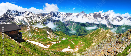Photos Summer Landscape panorama at the Grossglockner mountain in Austria,  Hohe Tauern