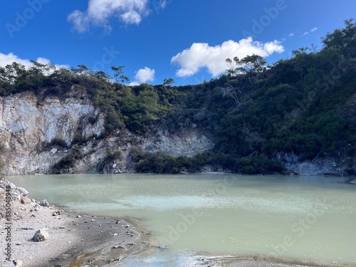 Wai-O-Tapu Thermal Wonderland, Rotorua, North Island of New Zealand