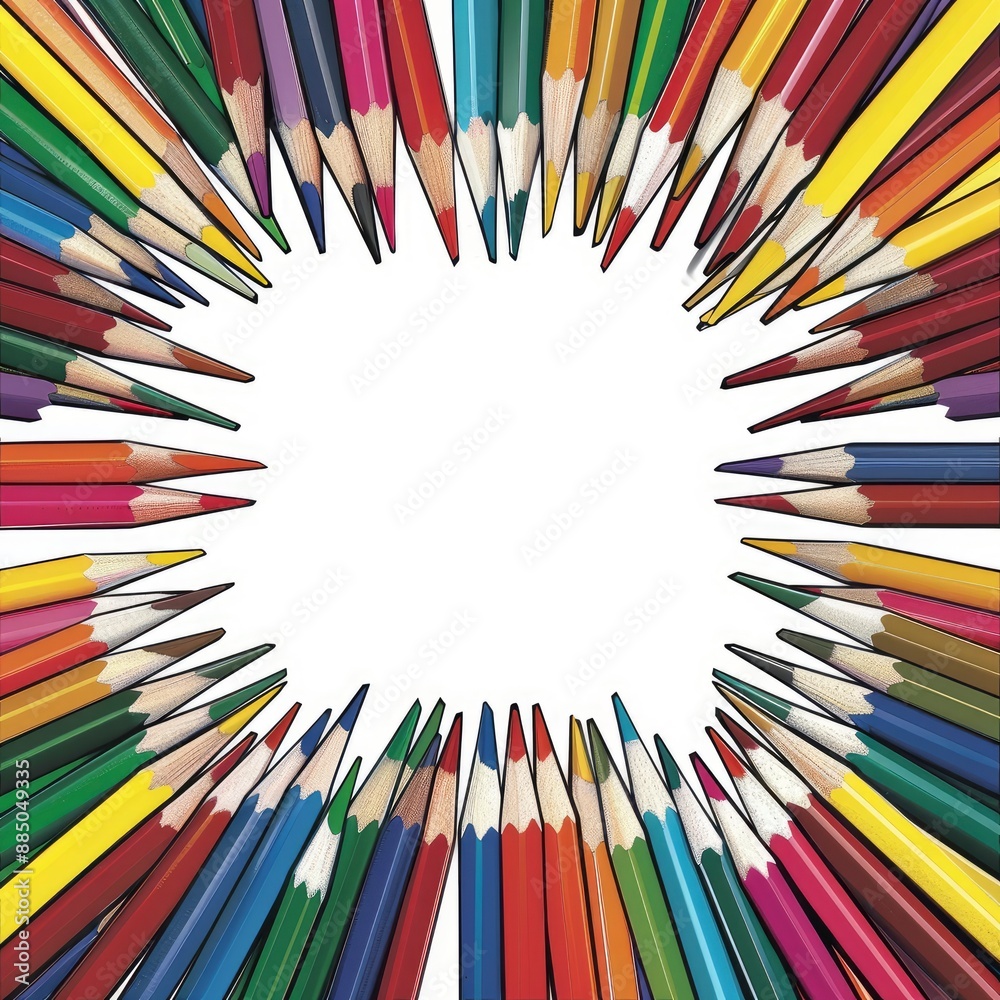 A frame border with a zoom effect, adding dynamic visual interest A frame border with a zoom effect, adding dynamic visual interest