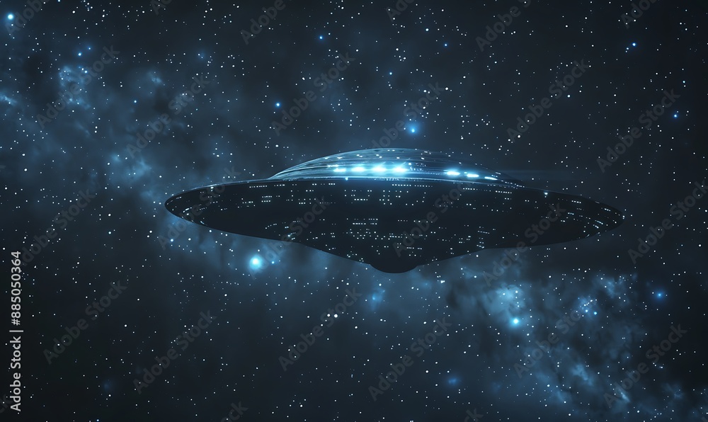 UFO in the Vastness of Space UFO in the Vastness of Space