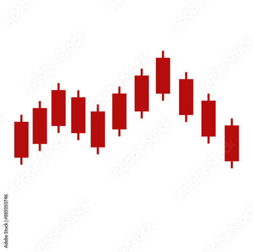 Chart candle stock graph forex market