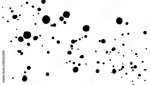 飛び散るインク、しぶきの背景素材