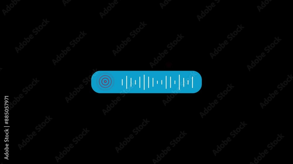 Recording icon animation on black background. 4k video. Recording icon animation on black background. 4k video.