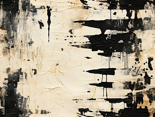 An abstract striped pattern...