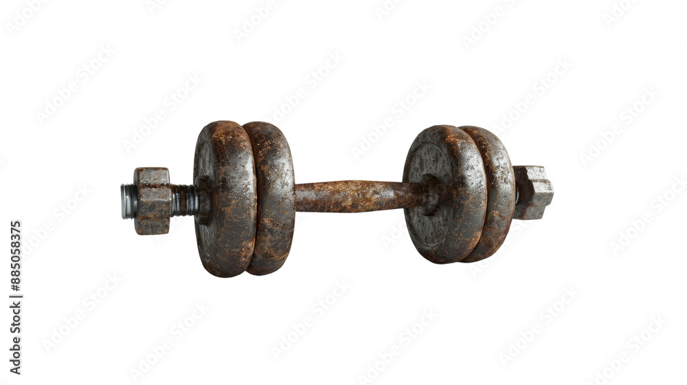 Iron dumbbells, cast iron