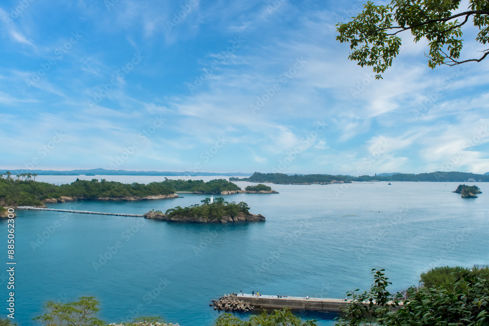 多聞山から眺める松島の景色 多聞山から眺める松島の景色