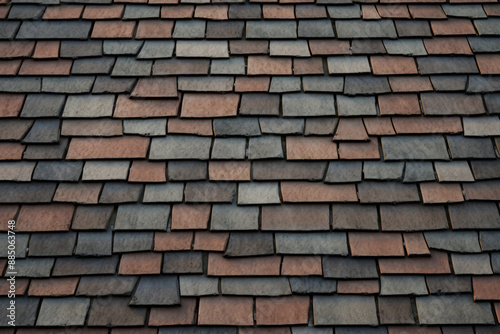 Wallpaper Mural Processed collage of slate roof tiles surface texture. Background for banner, backdrop or texture Torontodigital.ca
