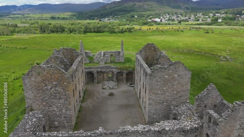 Ruthven Barracks, Kingussie, Cairngorms National Park, Scotland photo