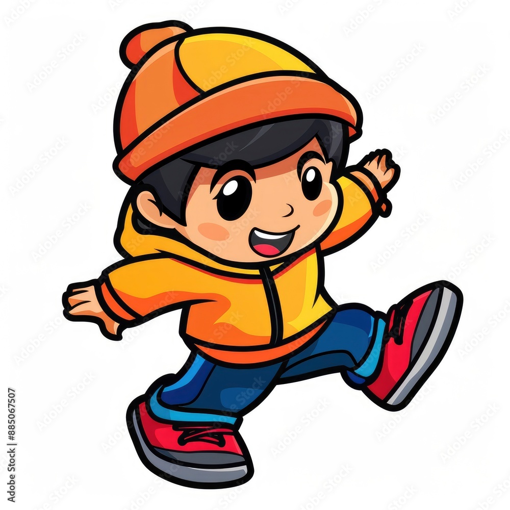 A vector illustration of a stuntman, isolated on white background, showcasing daring professions A vector illustration of a stuntman, isolated on white background, showcasing daring professions