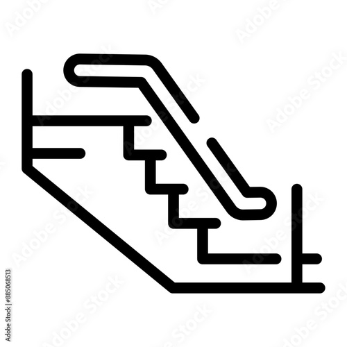 escalator Line Icon