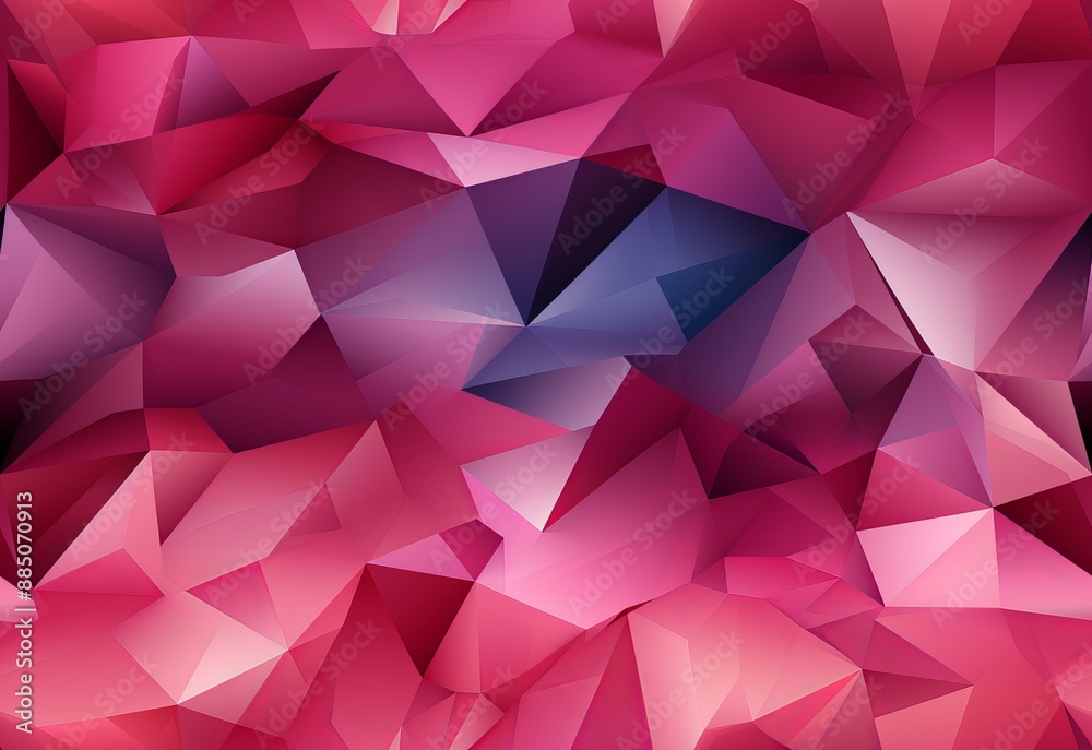 Abstract background of pink origami paper.