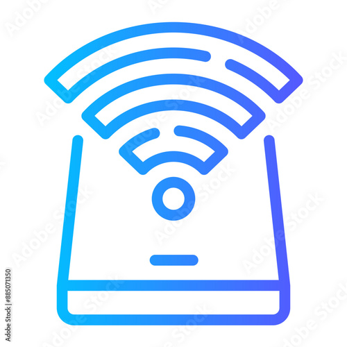 free wifi Line Gradient Icon