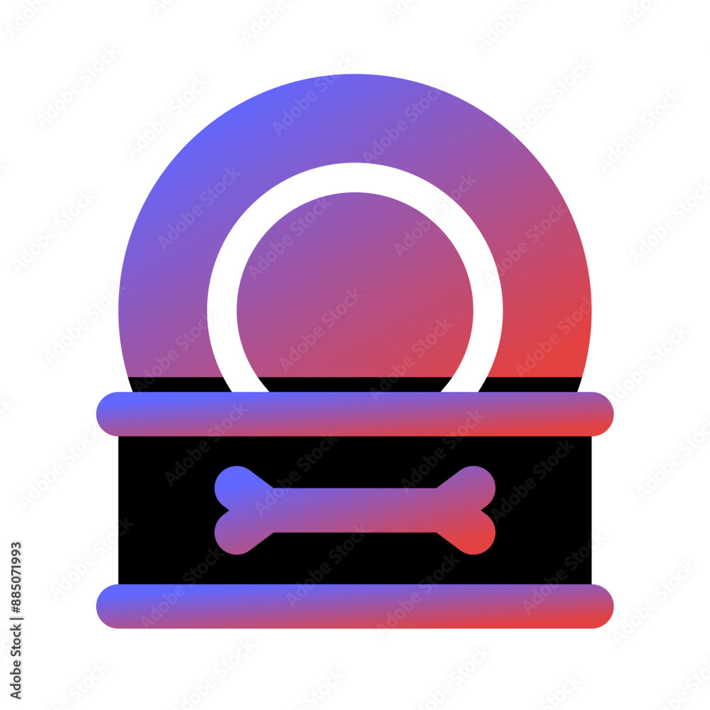 Fototapeta premium Editable canned pet food vector icon. Veterinary, animal, pet care, pet shop. Part of a big icon set family. Perfect for business, web and app interfaces, presentations, infographics, etc