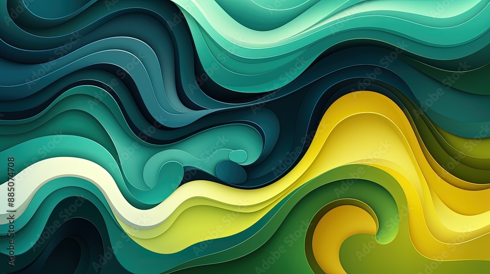 Abstract Fluid Background with Vibrant Multicolors and Smooth Flow Abstract Fluid Background with Vibrant Multicolors and Smooth Flow