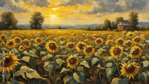 sunflowers in the field