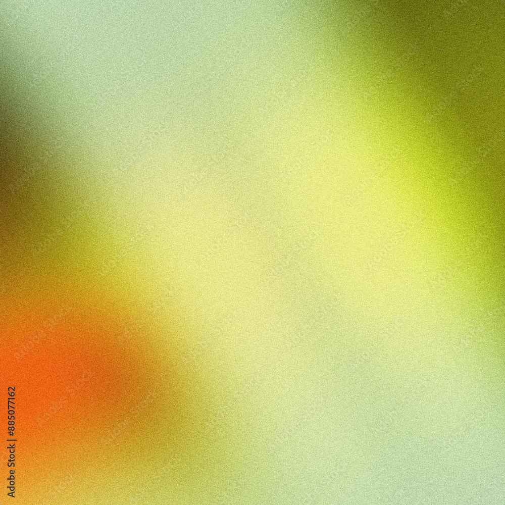 Grainy abstract background featuring a blend of green, yellow, and orange hues Grainy abstract background featuring a blend of green, yellow, and orange hues