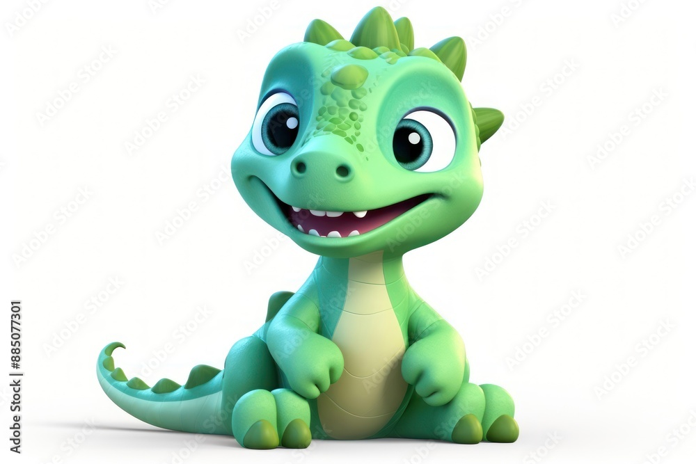 Dinosaur reptile cartoon animal. Dinosaur reptile cartoon animal.