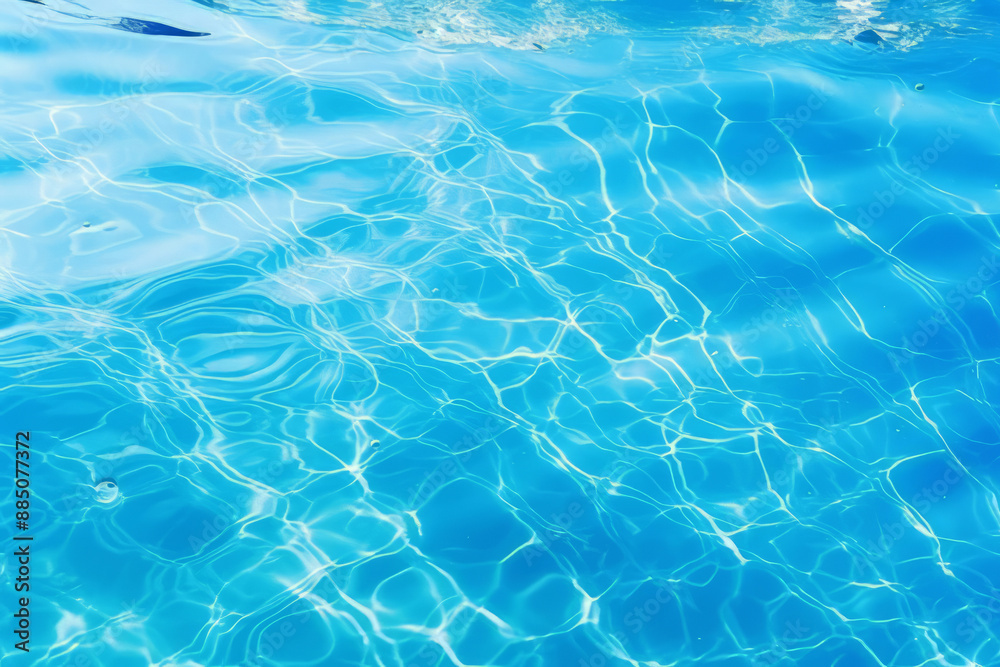 Processed collage of blue water waves texture in sunlight. Background for banner, backdrop Processed collage of blue water waves texture in sunlight. Background for banner, backdrop